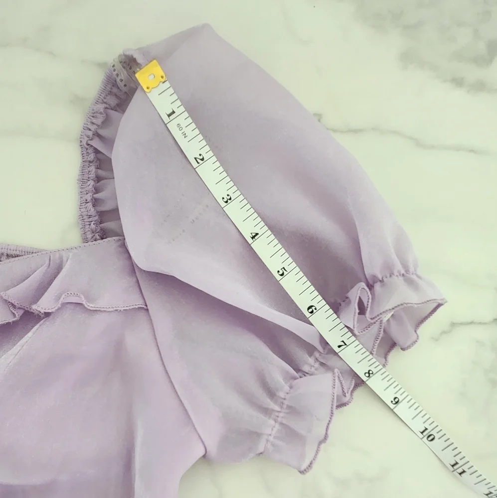 Haute Monde Lavander Color Women's Blouse Size Medium - Picture 10 of 12